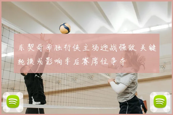 东契奇率独行侠主场迎战强敌 关键轮换或影响季后赛席位争夺